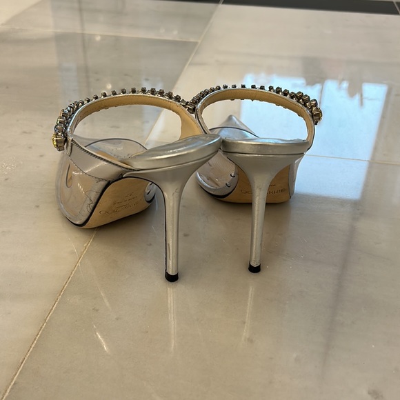 Jimmy choo bing 100 transparent with pastel jewels - Picture 5 of 7
